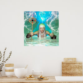 Póster Bruja blanca