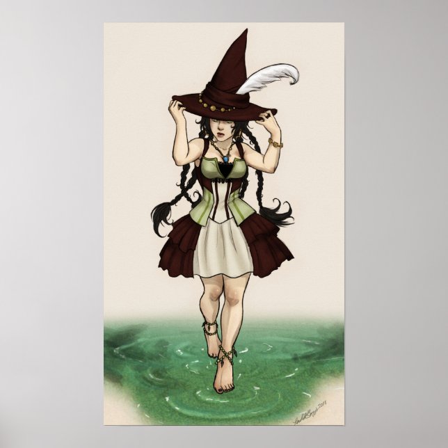 Póster Bruja de agua (Frente)