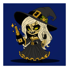 Póster Bruja de Año Nuevo