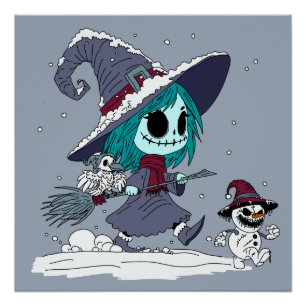 Póster Bruja de invierno suave