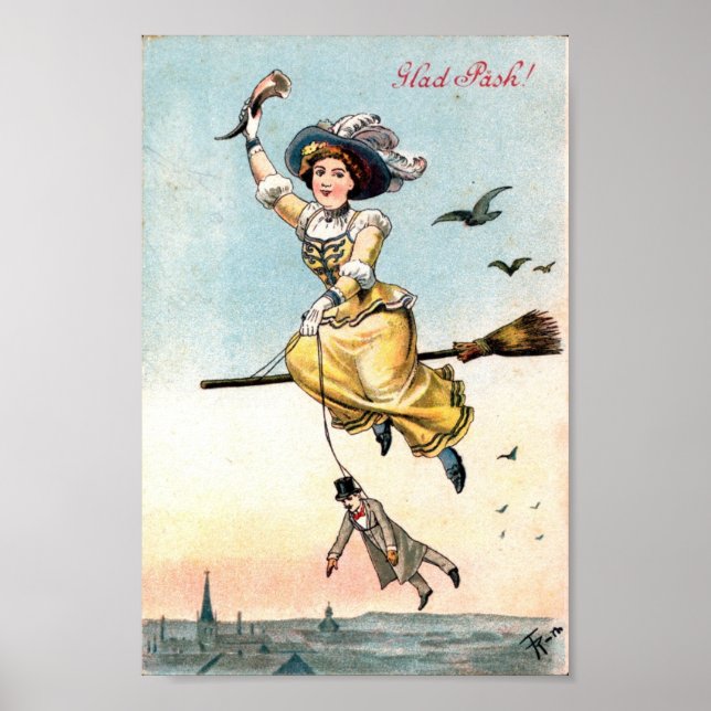 Póster Bruja de Pascua de 1905 (Frente)