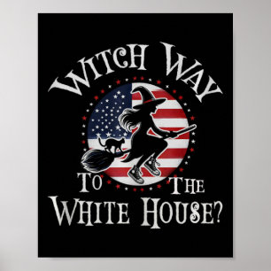 Póster Bruja Divertida Camino a la Casa Blanca Kamala Har