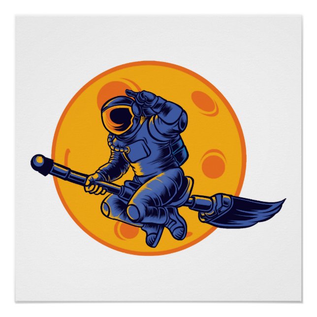 Póster Bruja Espacial (Anverso)