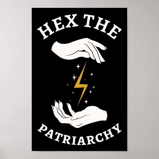 Póster Bruja feminista - Hex El Patriarcado I (Frente)