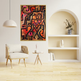 Póster Bruja forestal, Paul Klee