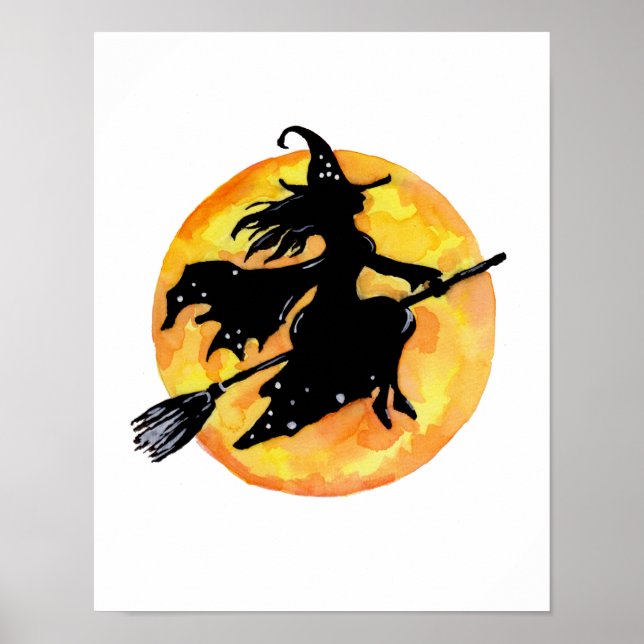 Póster Bruja y luna (Frente)
