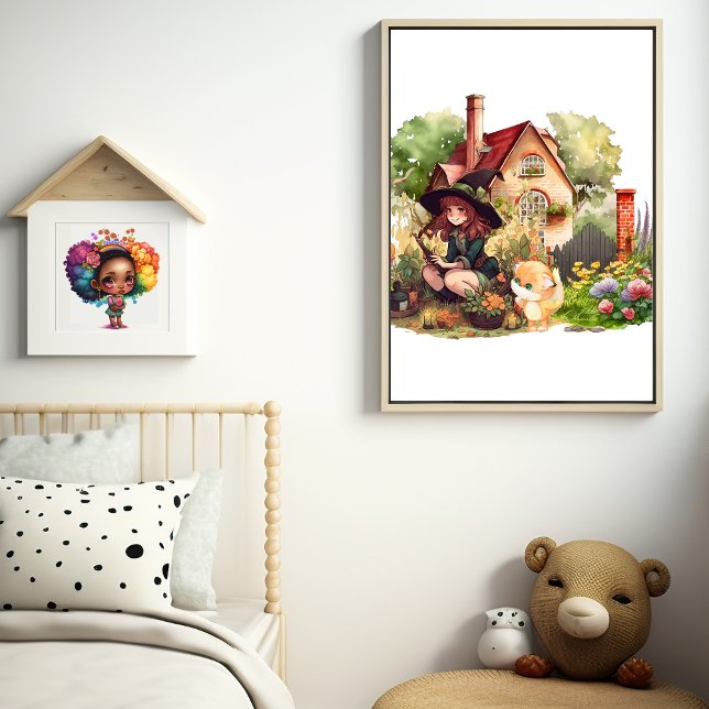 Póster Bruja y zorro lindos (Subido por el creador)