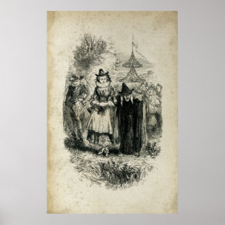 Póster Brujas antiguas brujas de Halloween