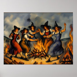 Póster brujas bailarinas