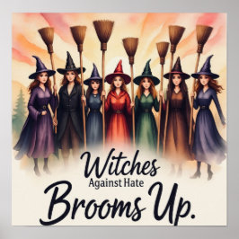Póster Brujas contra el odio