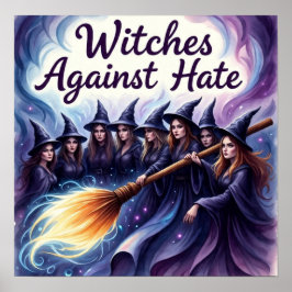Póster Brujas contra el odio