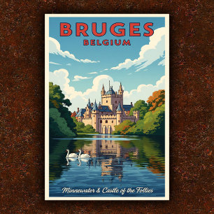 Póster Brujas de los años 1960, Poster de Viajes Vintage 
