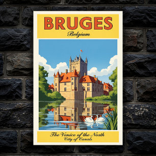 Póster Brujas de los años 1960, Poster de Viajes Vintage 