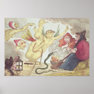 Póster Brujas en un henil