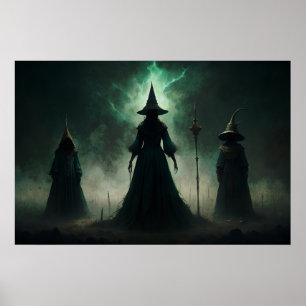 Póster Brujas góticas