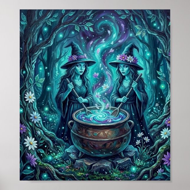 Póster BrujasMísticaDalia (Frente)