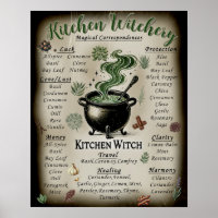 Brujería de cocina Hierbas mágicas Correspondencia