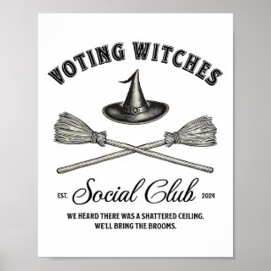 Póster Brujería de Halloween: Testigos de voto para las m