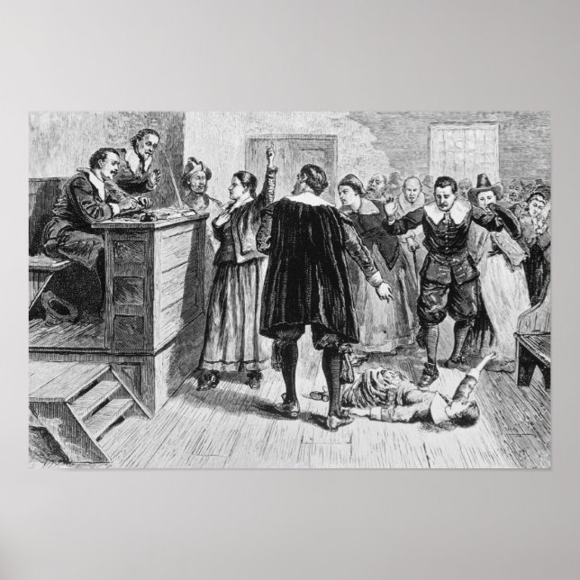 Póster Brujería en la aldea Salem (Frente)