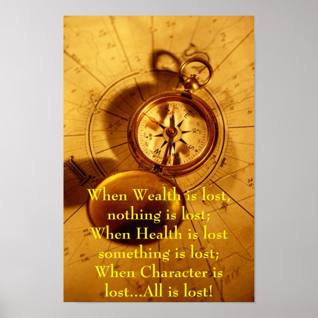 Póster Brújula moral (Frente)