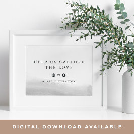 Póster Bruma | Rótulo de etiquetas Boda