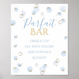 Póster Brunch Bubbly y Baby Shower Parfait Bar