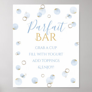 Póster Brunch Bubbly y Baby Shower Parfait Bar