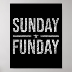 Póster Brunch divertido del domingo Fútbol Deportes Bbq I