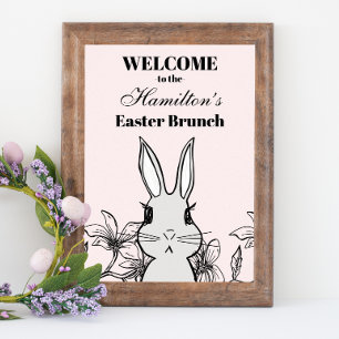 Póster Brunch ligero de Pascua
