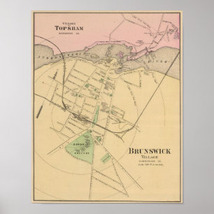 Póster Brunswick, Topsham