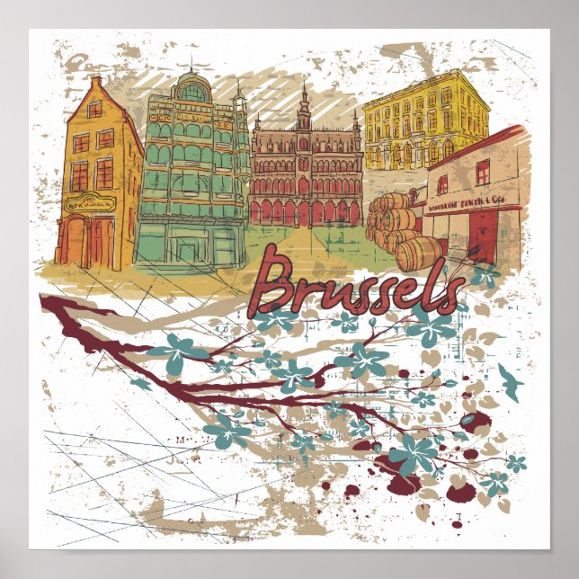 Póster Bruselas (Frente)