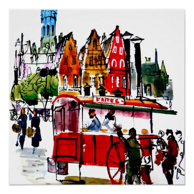 Póster Bruselas (Anverso)