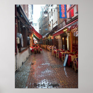 Póster Bruselas, Bélgica