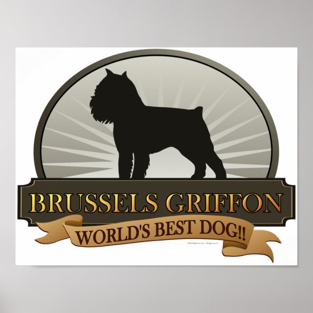 Póster Brussels Griffon (Frente)