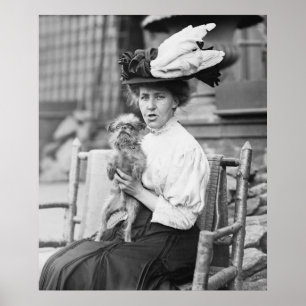 Póster Brussels Griffon, early 1900s