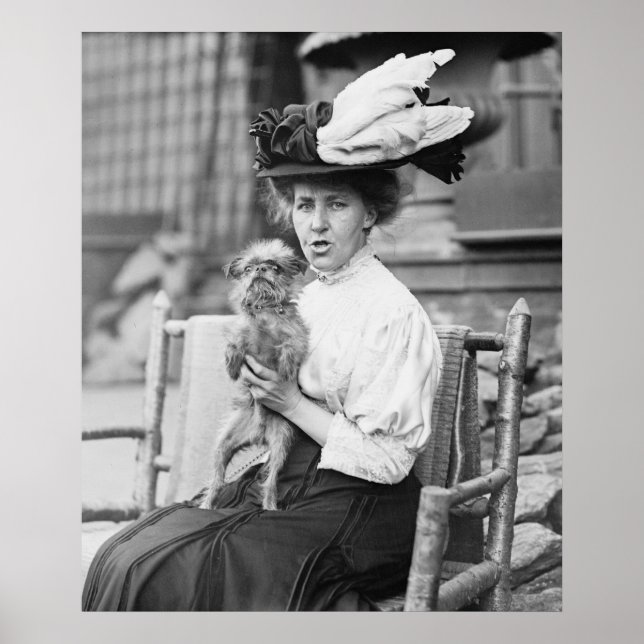 Póster Brussels Griffon, early 1900s (Frente)