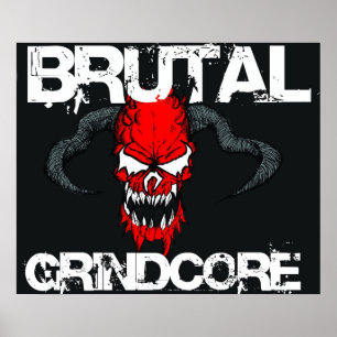 Póster Brutal Grindcore