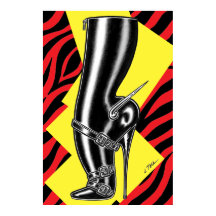 Brutes in Boots™/Tacón de Aguja/Cebra Roja