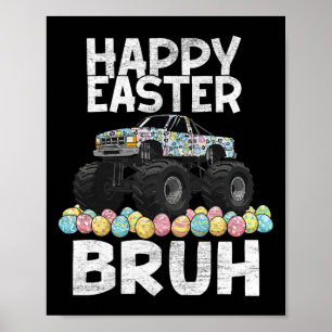 Póster Bruto Conejo de Pascua Conejo Conejo Feliz Monstru