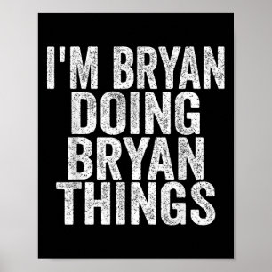 Póster Bryan está haciendo cosas buenas diciendo Christma