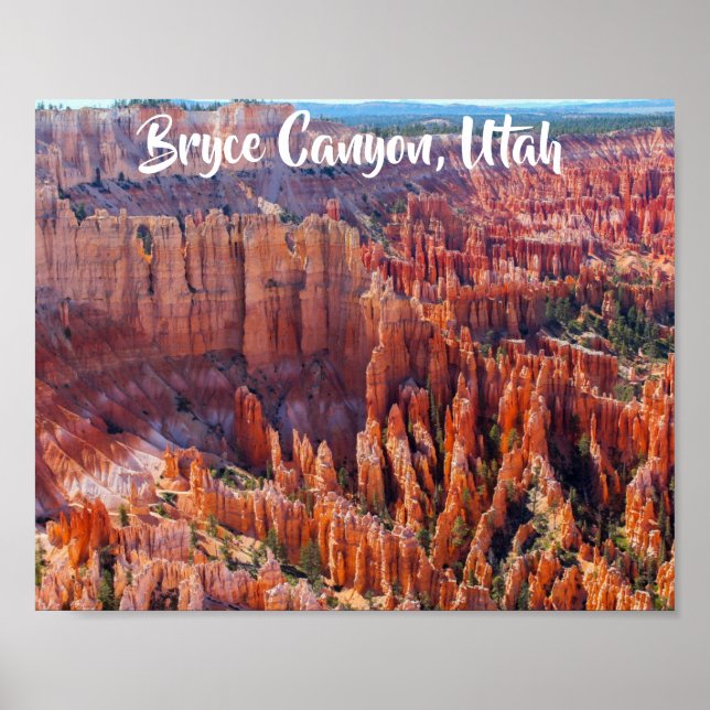 Póster Bryce Canyon Utah Hoodoos (Frente)