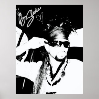 Póster @BSLADE Limo Shot Autographed Poster -Ltd. Edición