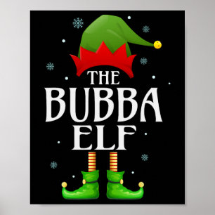 Póster Bubba Elf Xmas Navidades del grupo familiar Gra