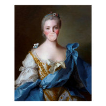 Bubble gum Diva con la mariposa azul