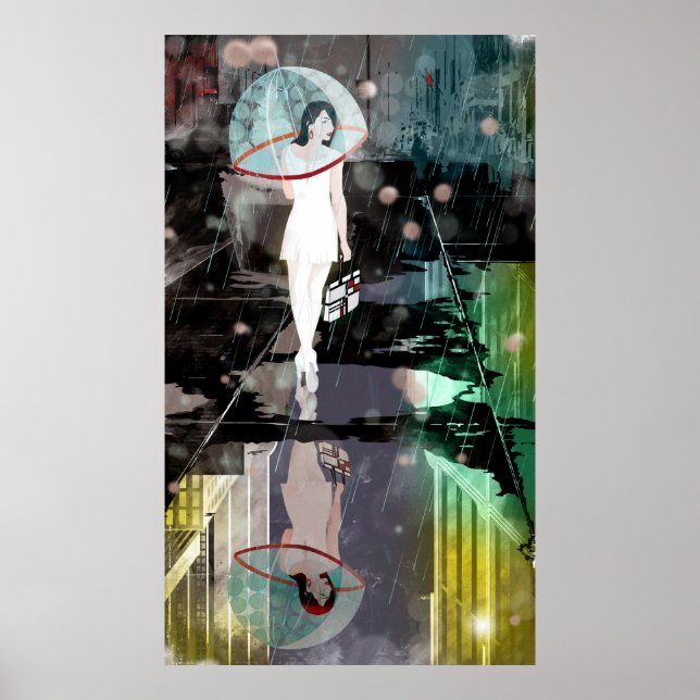 Póster Bubble Rain (Frente)