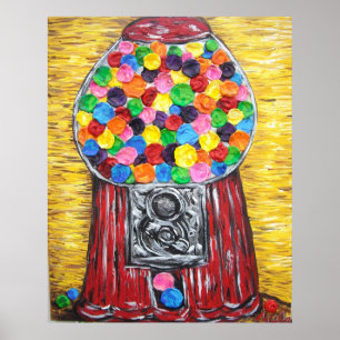 Póster Bubblegum Machine
