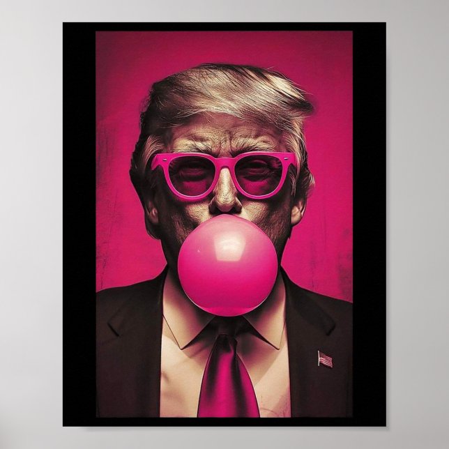 Póster Bubblegum rosada (Frente)