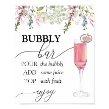 Bubbly Bar | Flor Silvestre Chic
