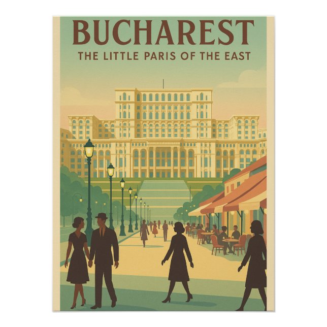 Póster Bucarest Charm - Pequeña París del Este (Anverso)
