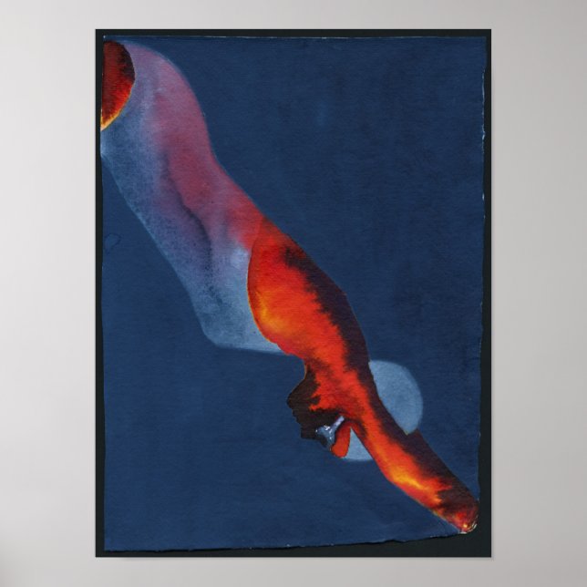 Póster Buceador 2 (Frente)